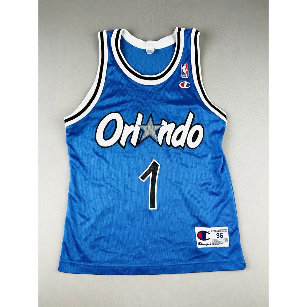 Orlando Magic Men's‎ 36 Vintage Champion Hardaway 1 Basketball Jersey